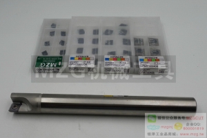 進(jìn)口鎖牙式銑刀頭TJUM機(jī)夾式鉆孔銑削共用刀桿裝日立CCMT/CPMT..