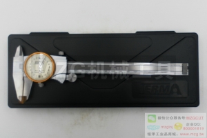 蘇州青量量具,青海量具廠,青量帶表卡尺雙向防震0.02mm
