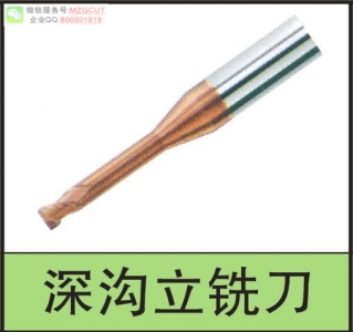 2016特價(jià)刀具0.5平底長(zhǎng)頸兩刃鎢鋼銑刀切削HRC55度硬度深溝槽專(zhuān)用