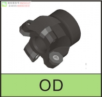 進(jìn)口OD八角機(jī)夾式快進(jìn)給銑刀盤裝ODMT060508八角刀片