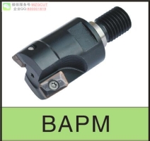 鋁合金大徑機夾式直角臺肩平面銑刀盤MAQ-AP裝三菱APKT1604..刀片