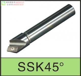 進口SSK45度機夾式倒角刀桿裝日立ADNT160308刀片